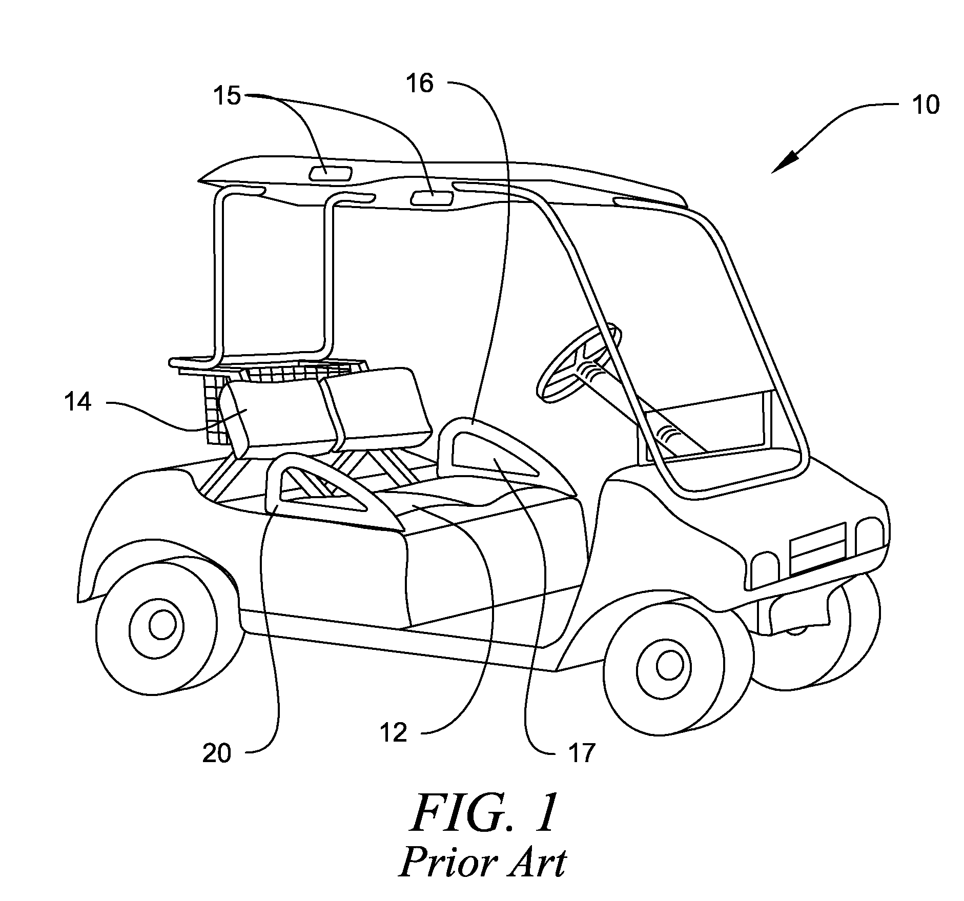 Protective padded sleeve for hip restraints on golf carts