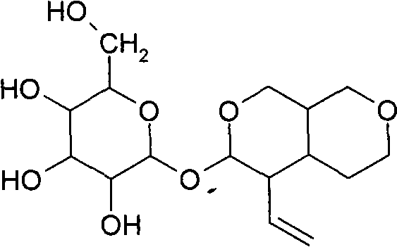 Method for separating glycoside chemical components from tibetan capillaris