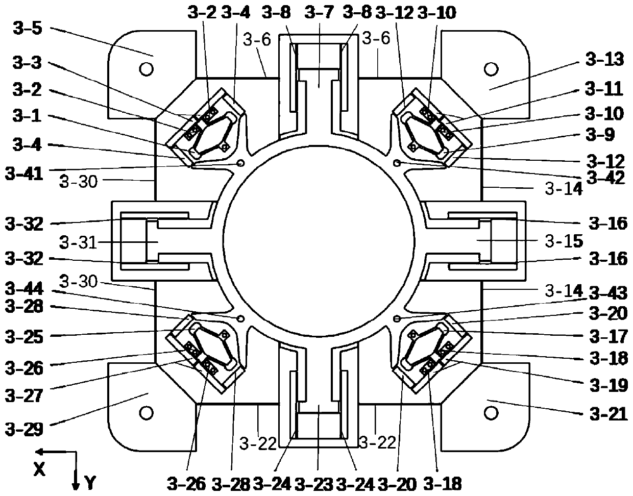 Double-axis translational self-sensing super-resolution imaging platform and methods