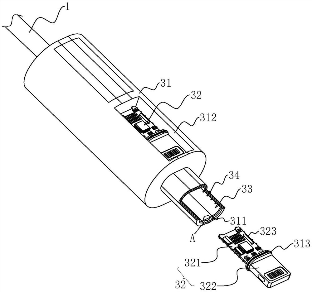 Quick-charging data line adaptable to various mobile phones