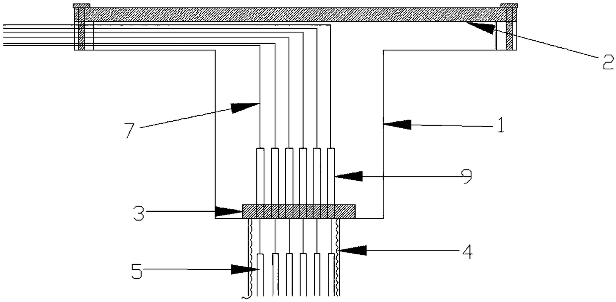 Roadbed interior part layer deformation real-time monitoring system and mounting method thereof