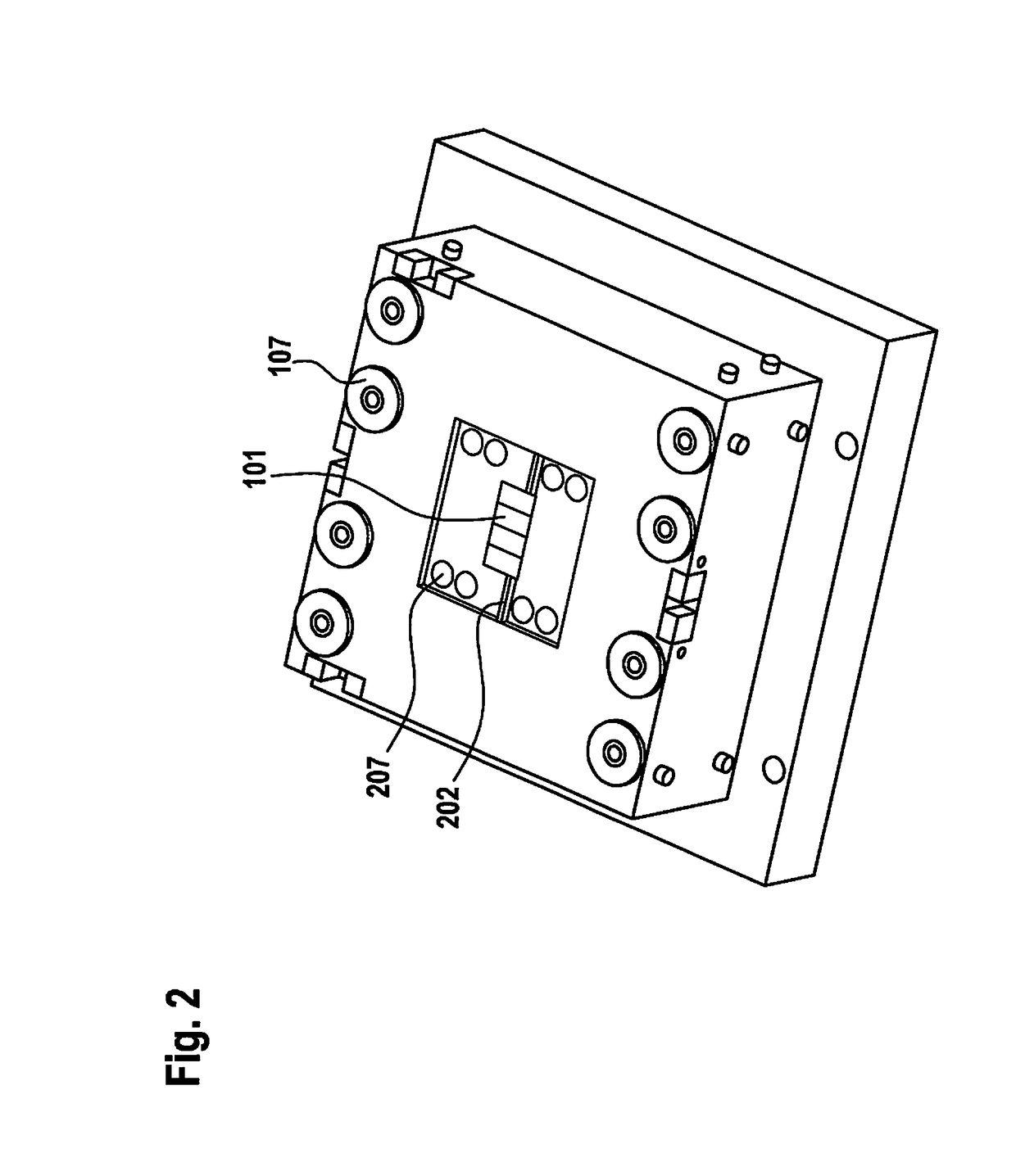 Method for manufacturing camera modules and a camera module array