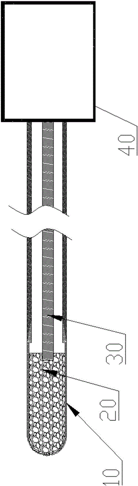 Radiofrequency ablation unipolar catheter