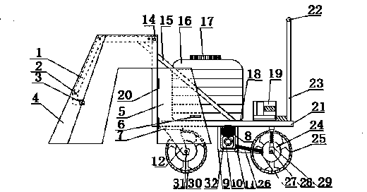 Self-propelled safe and efficient agricultural pesticide-spraying vehicle