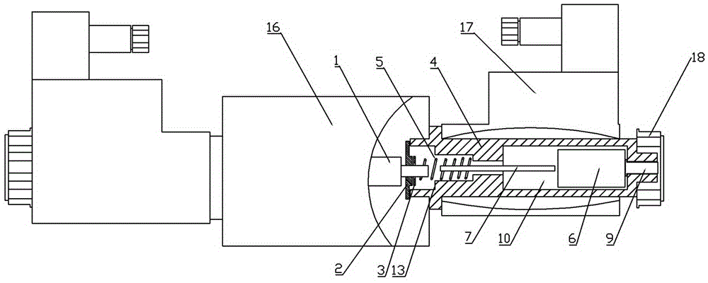 Hydraulic electromagnetic directional valve