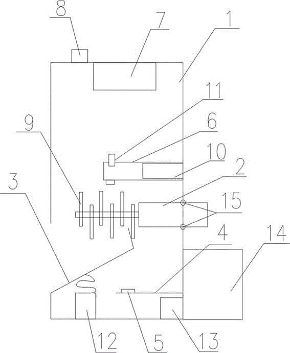 Cleaning drying device for automatically and quickly cleaning shoe surface