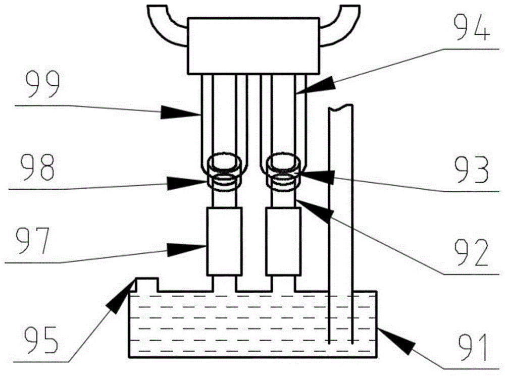 Magnetization cracking device