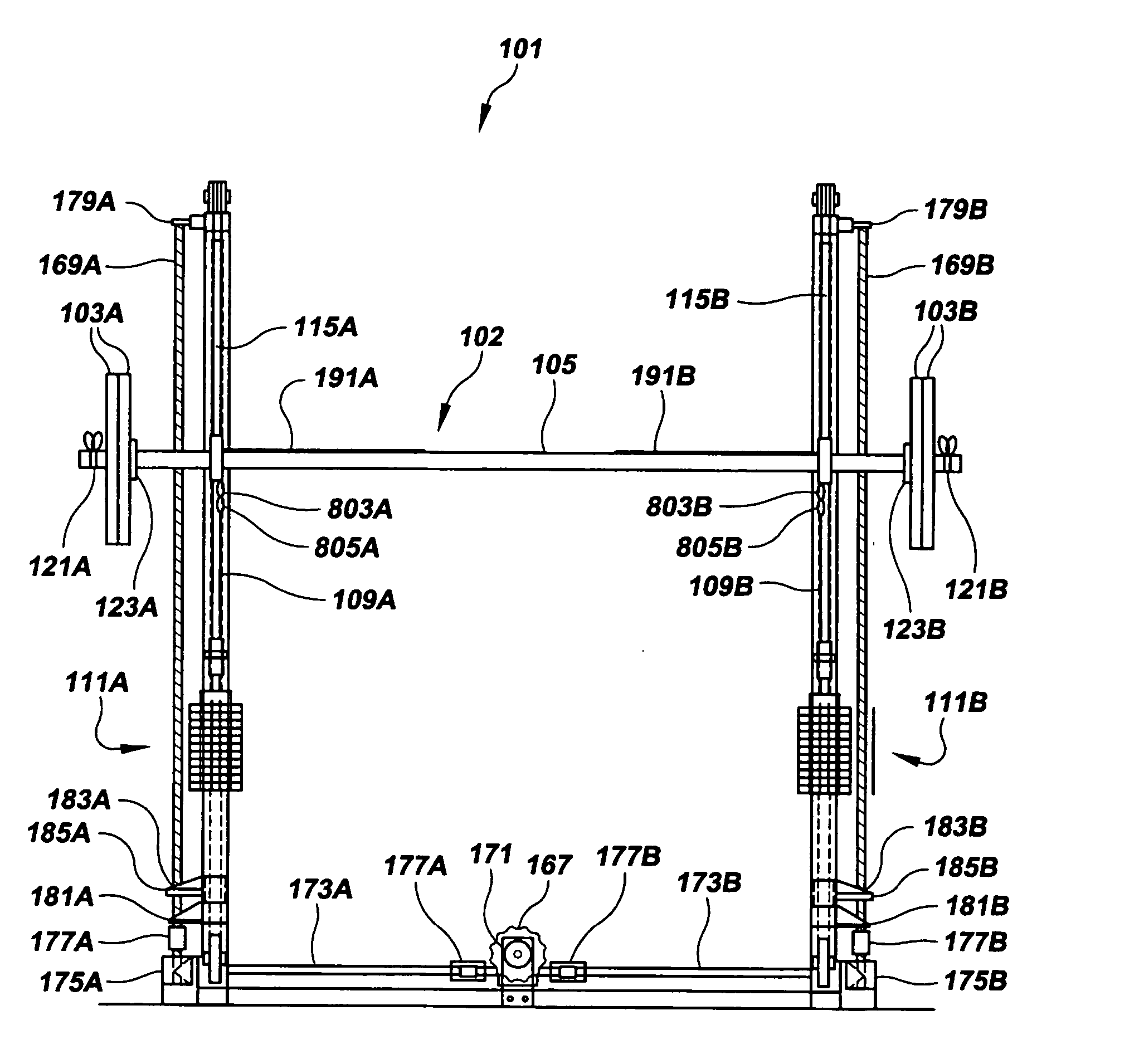 Combination free and stack-weight fitness apparatus