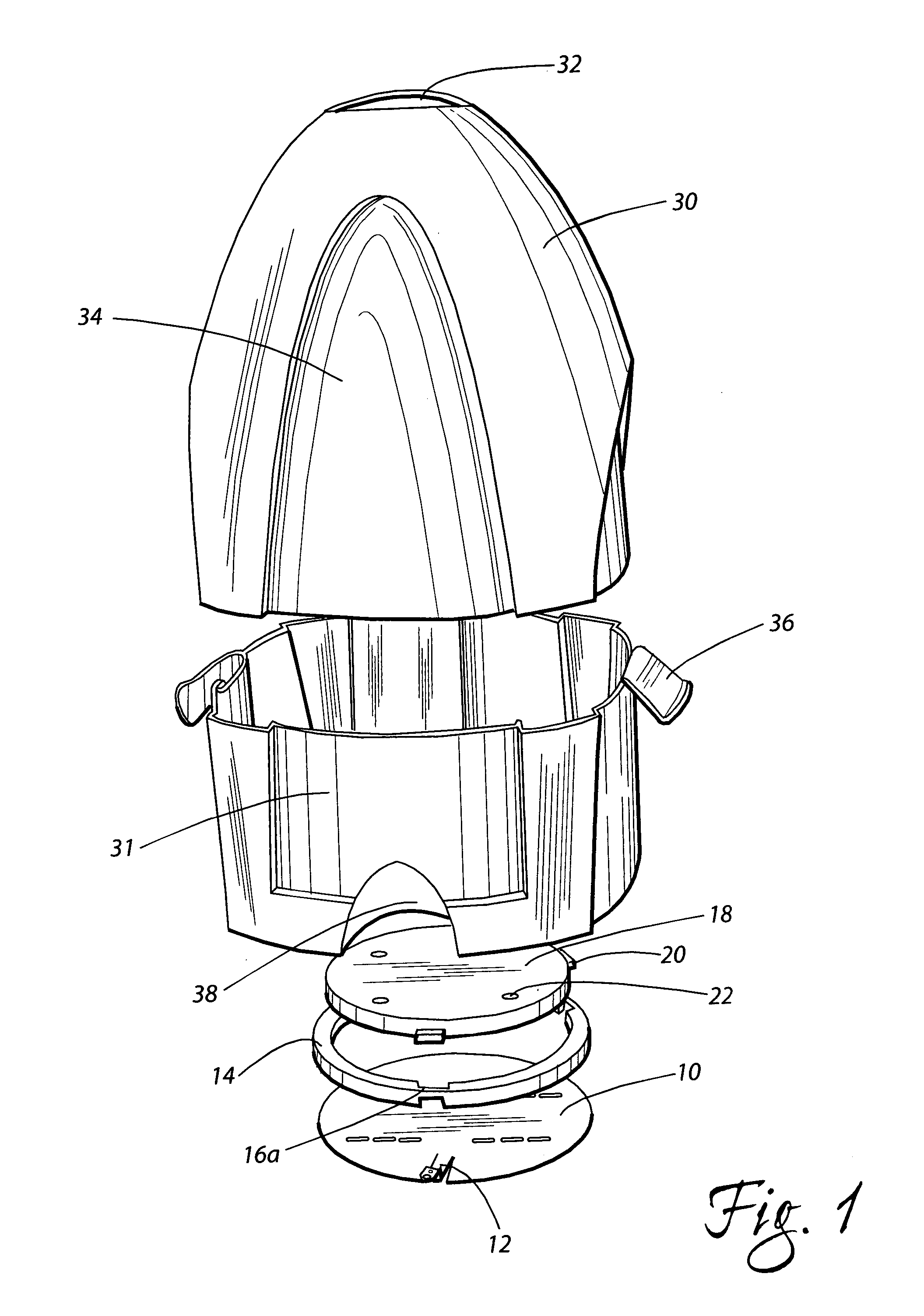 Universally mounted multi-purpose carrying case