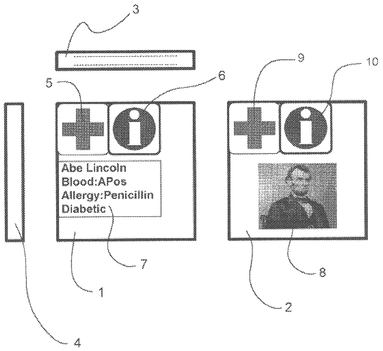 Personal electronic storage device container and labeling