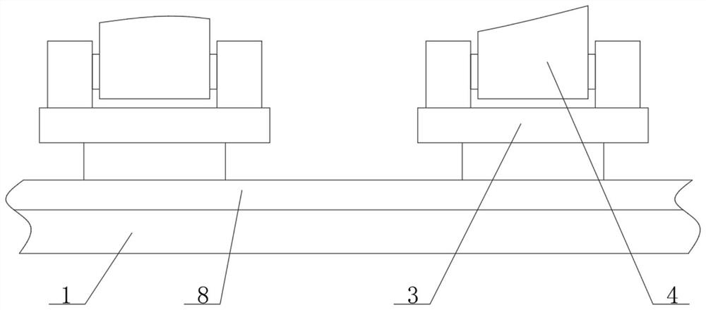 Electric control rotating table with lubricating mechanism and for welding production line and application method of electric control rotating table