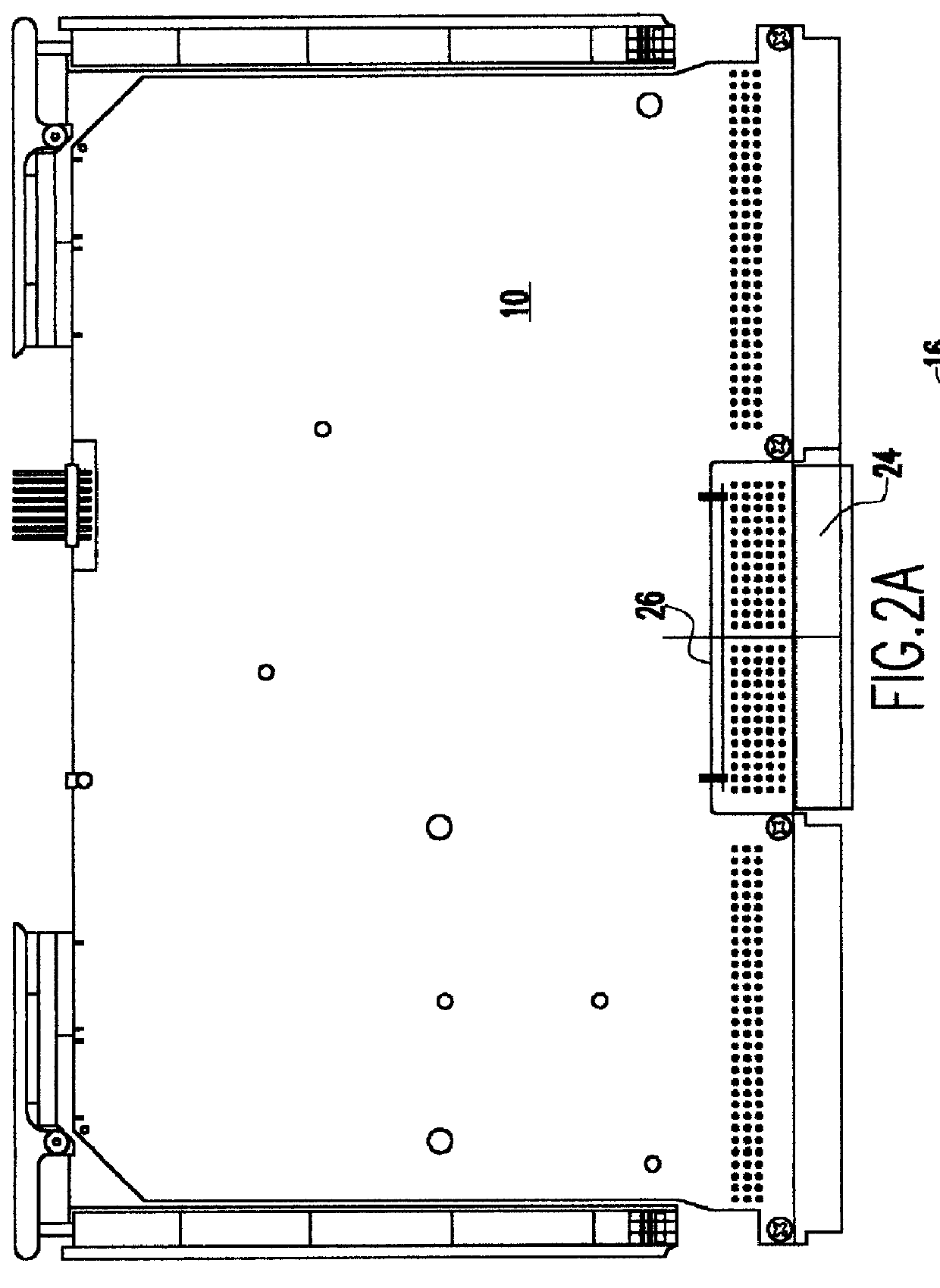 VME eurocard double printed wiring board host circuit card (module) assembly