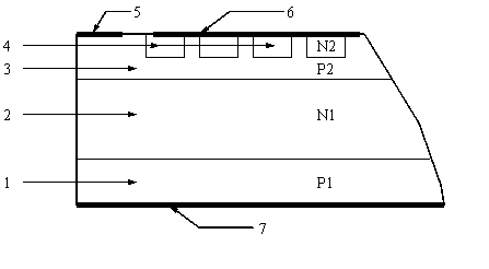 Thyristor with buffer layer structure