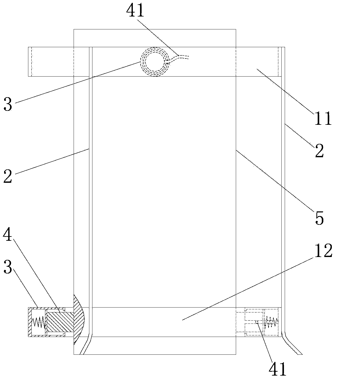 Sensor fixing test rack for uniaxial compression sound emission test of coal petrography and application method of same