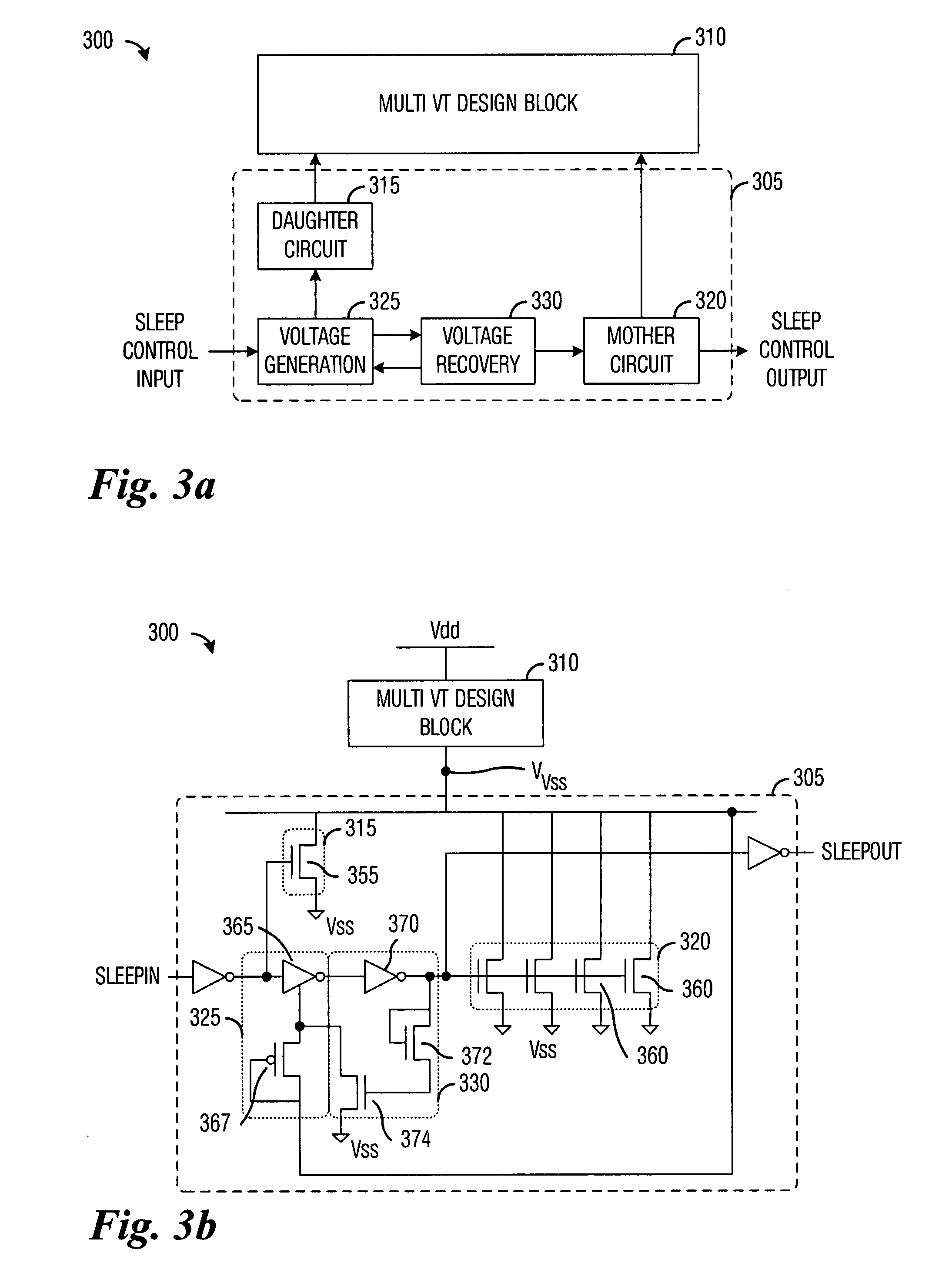 Mother/daughter switch design with self power-up control