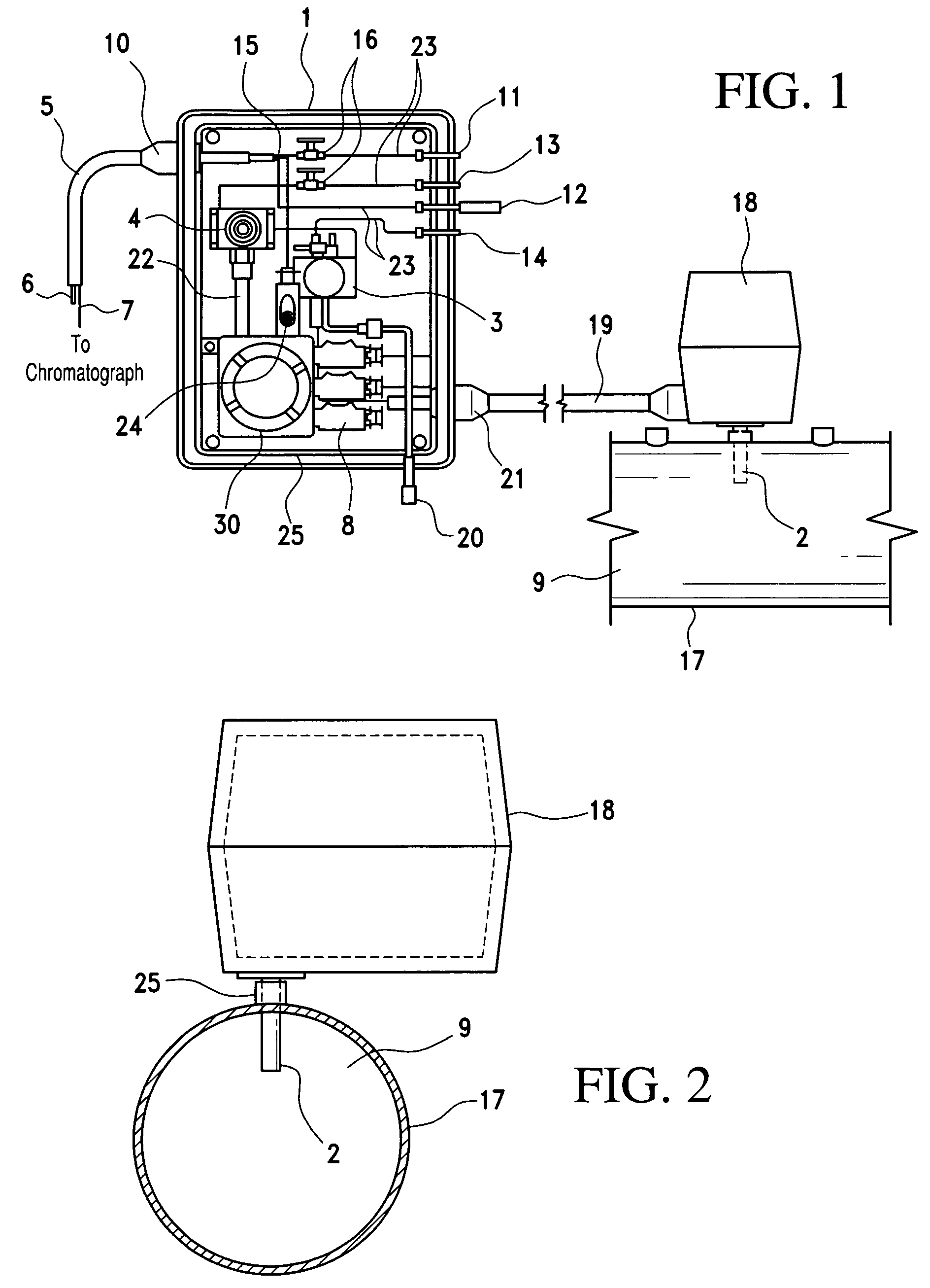 Gas sample conditioning system