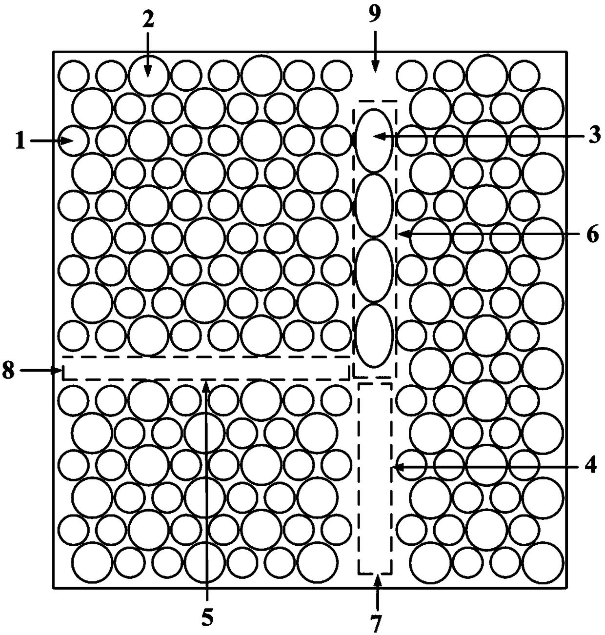 Terahertz wave polarizing beam splitter with various air hole hollow plate structures