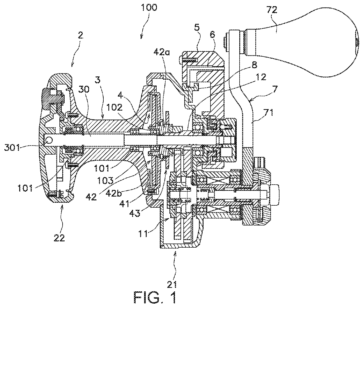 Dual-bearing reel