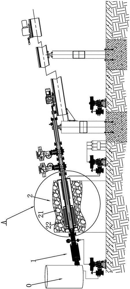 Wall penetrating body and using method thereof