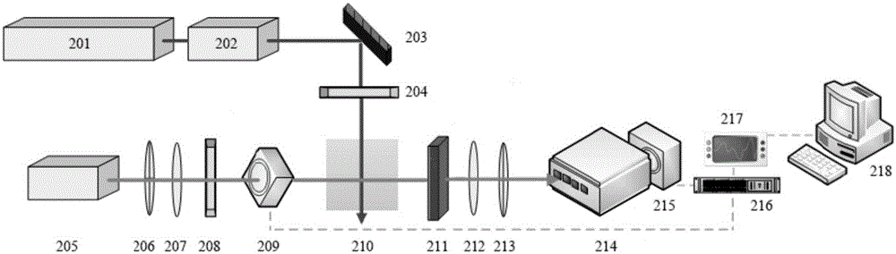 Device and method of detection time-resolved transient absorbance spectrum