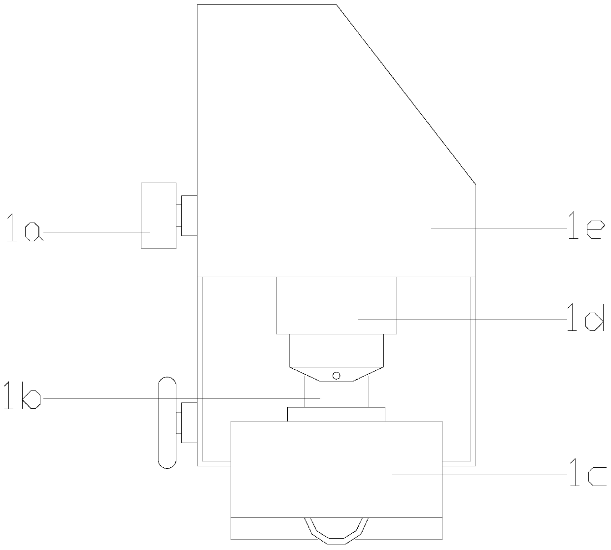 Laser material nicking machine capable of adsorbing and removing scraps