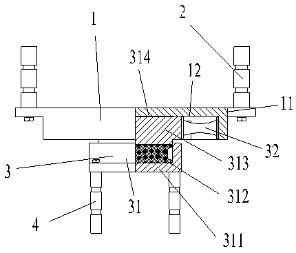 A kind of polyurethane bridge shock-absorbing support and shock-absorbing method thereof