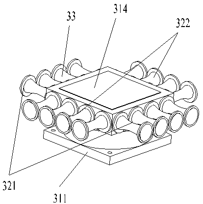 A kind of polyurethane bridge shock-absorbing support and shock-absorbing method thereof