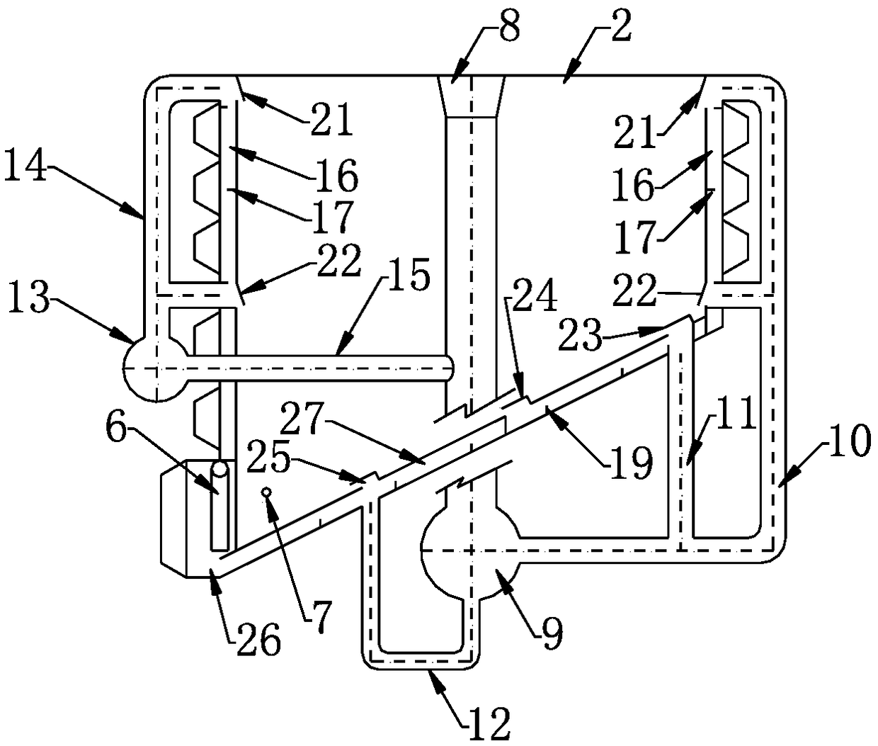 Three-dimensional water-cooled quenching car with bottom double-way water supply and working method thereof