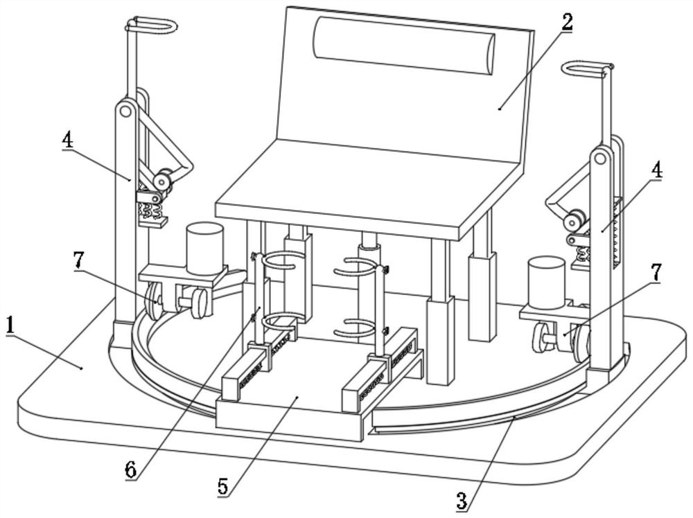 Rehabilitation chair used after cerebrovascular surgery