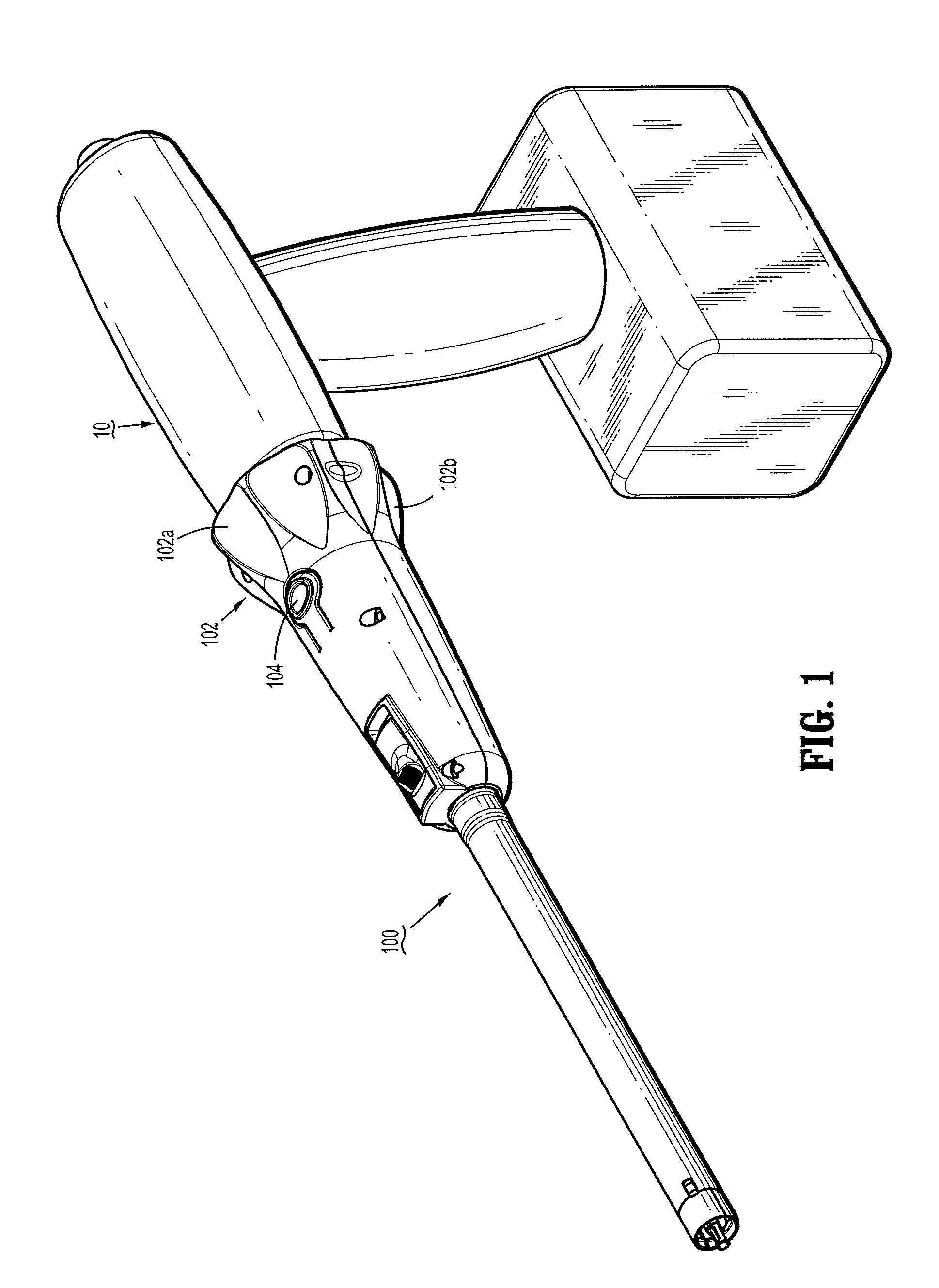 Adapters for use between surgical handle assembly and surgical end effector