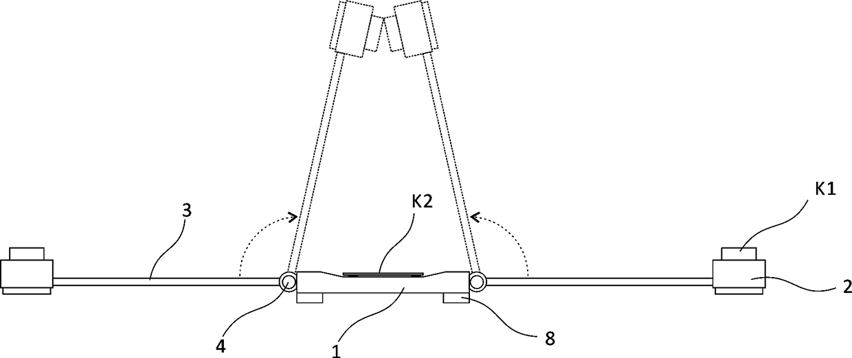 Hand wrestling judging device