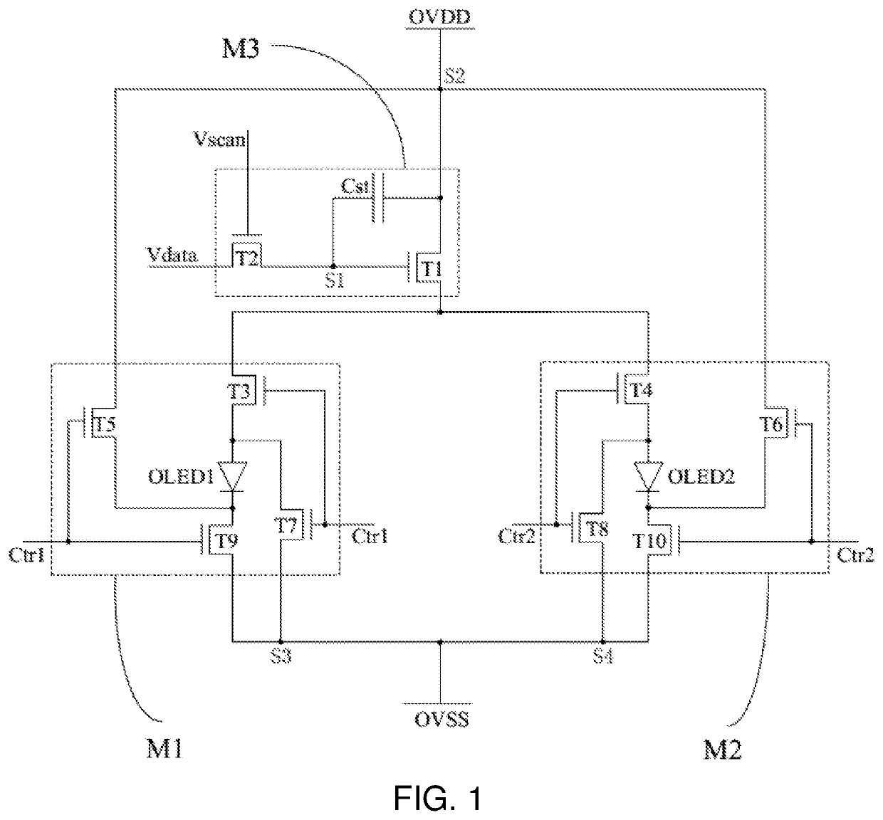 OLED pixel driving circuit, array substrate and display device