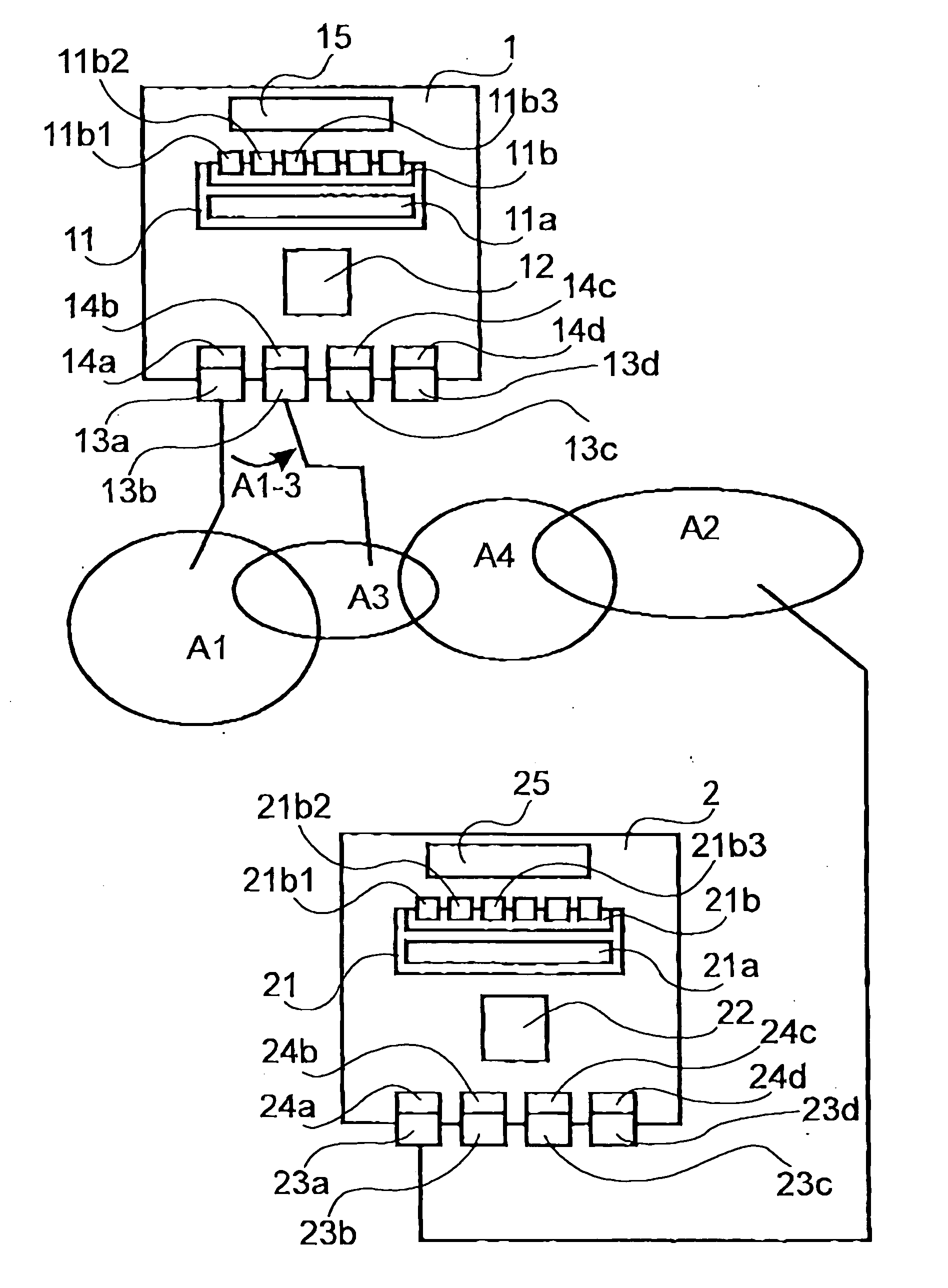 Method for handover between heterogeneous communications networks