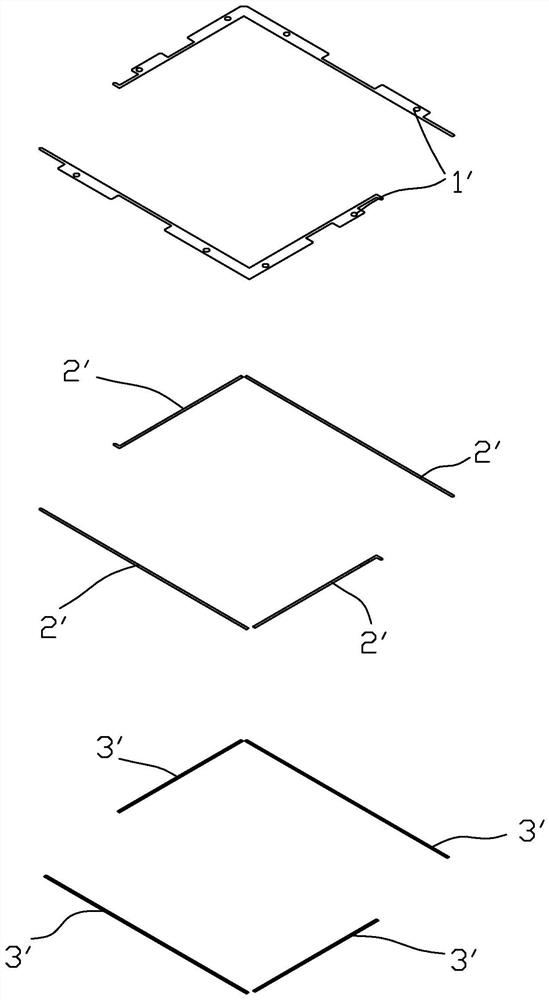 Double-sided adhesive film of vehicle-mounted display screen and preparation method