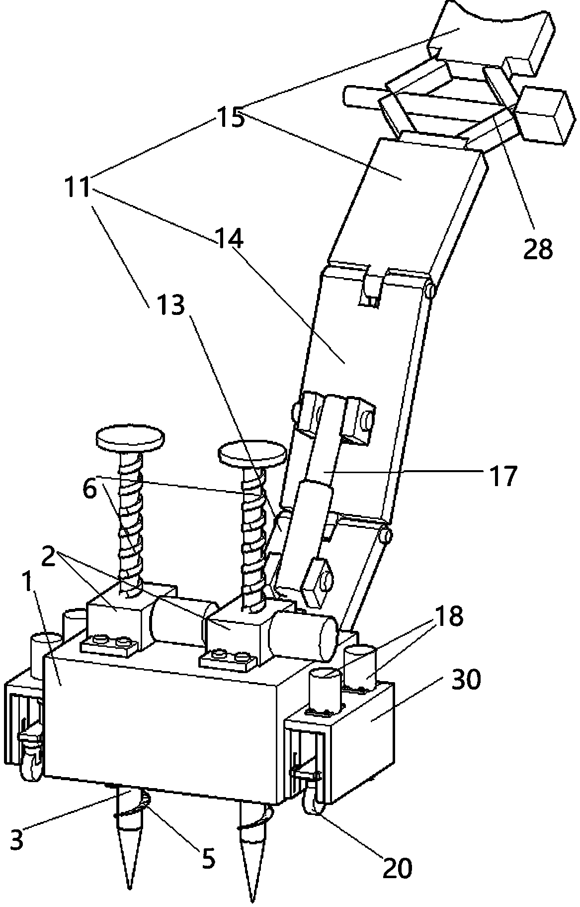 Telegraph pole support