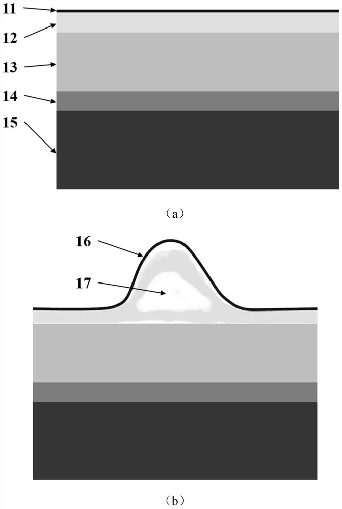 Visible light-infrared dual-band anti-counterfeit label and preparation method thereof