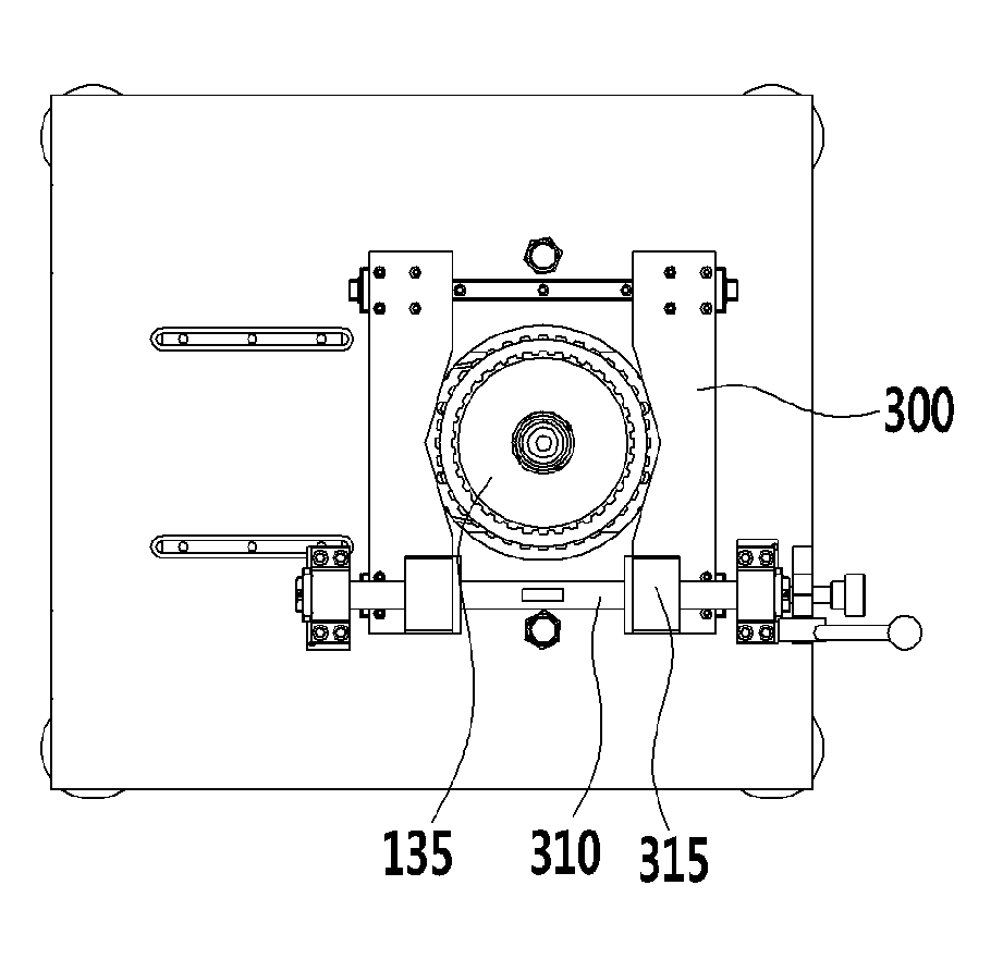 Planetary gear carrier pack transmission error inspection device