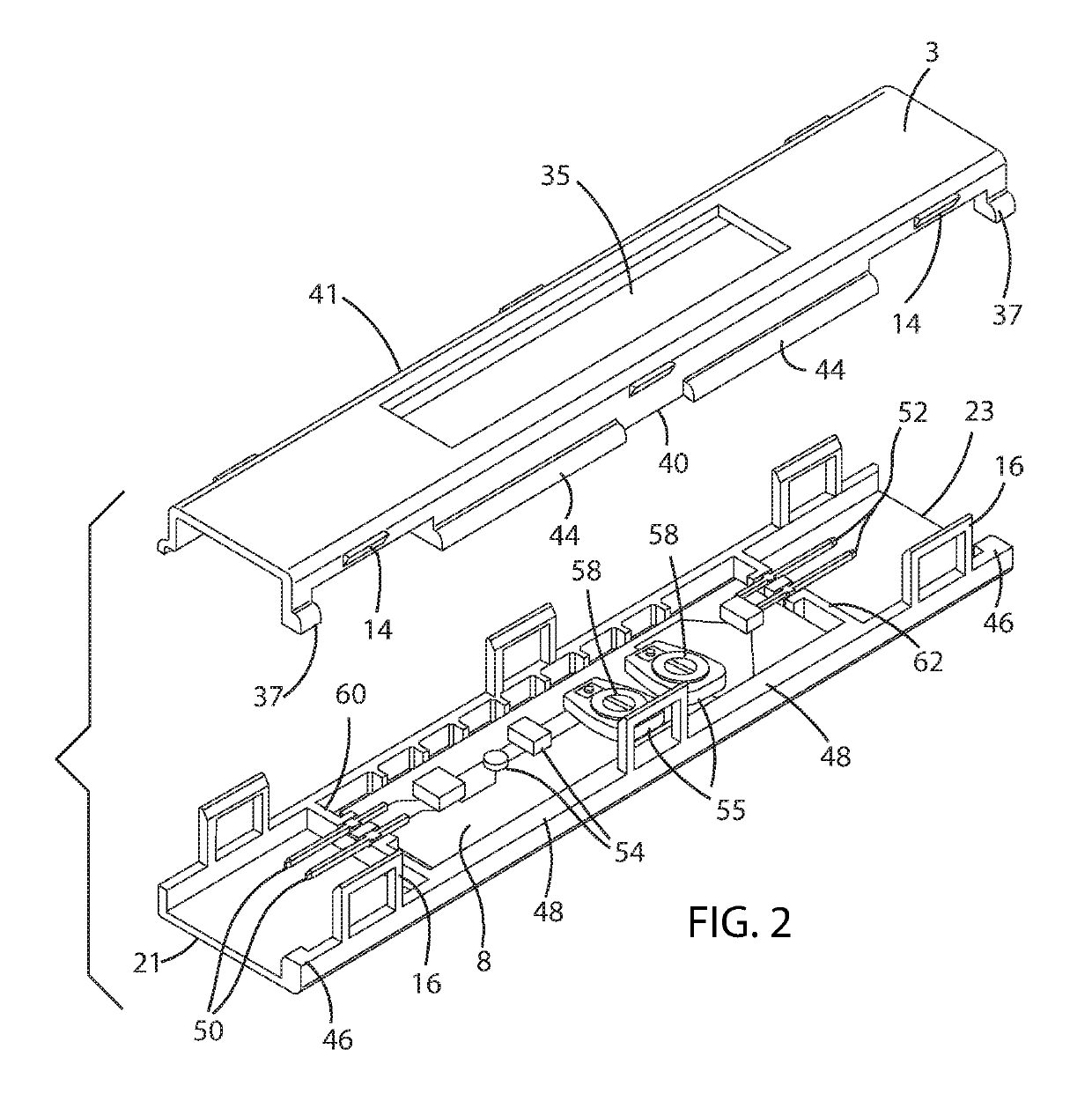 Adjustable impedance high speed data connector, and methods of assembling and operating thereof