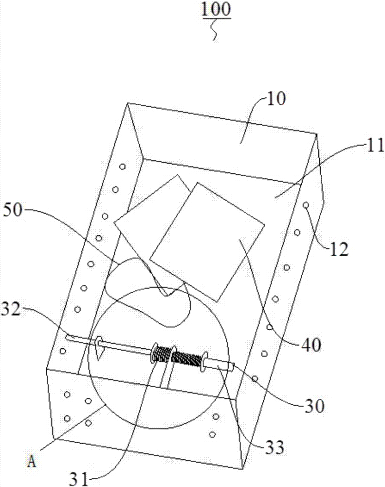 Active fire extinguishing device