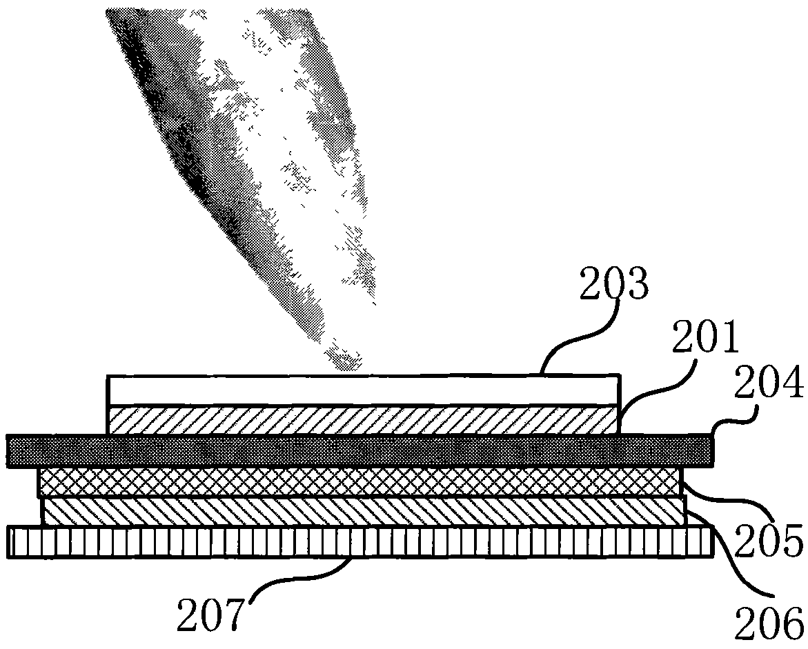 Coordinate positioning device for displaying input locus in real time