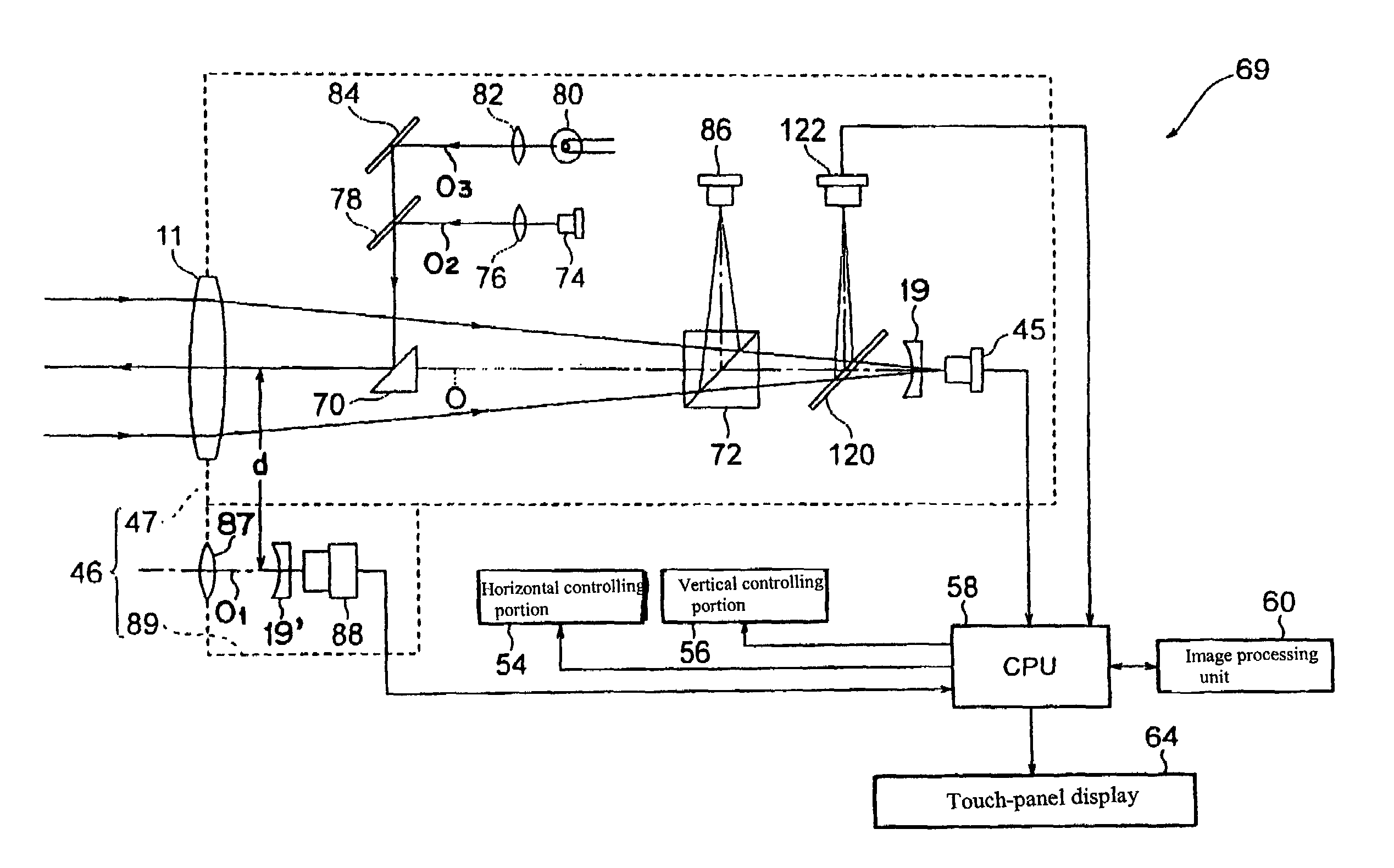 Automatic collimation surveying apparatus having image pick-up device