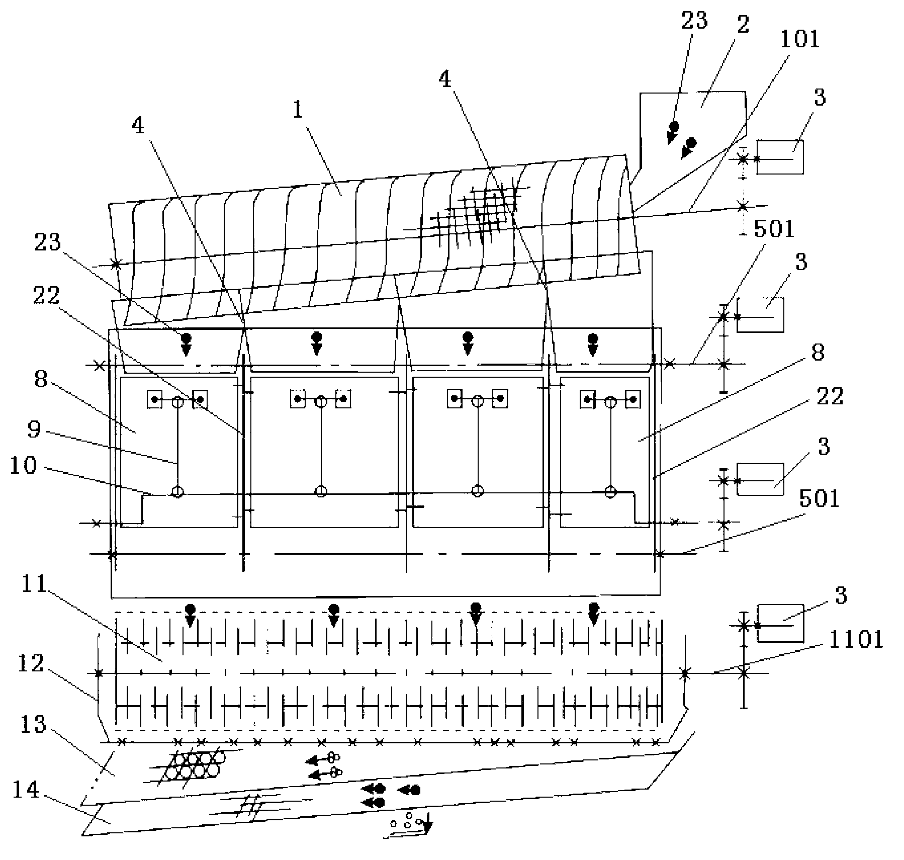 Rub type shelling and sorting machine for camellia fruits