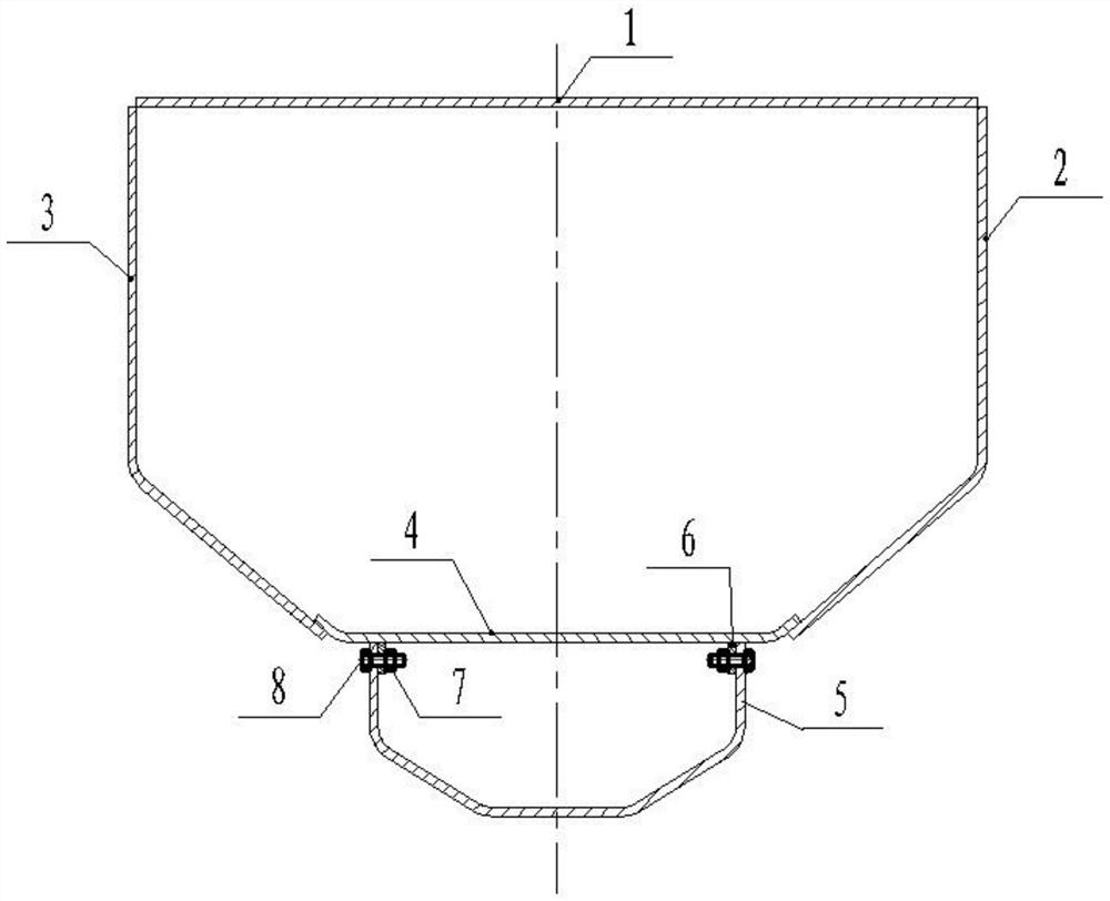 Bullet-proof and landmine-proof structure for vehicle and landmine-proof anti-ambush vehicle