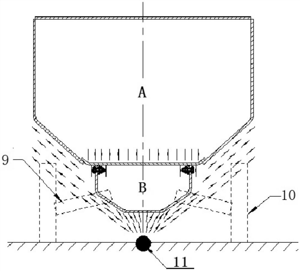 Bullet-proof and landmine-proof structure for vehicle and landmine-proof anti-ambush vehicle