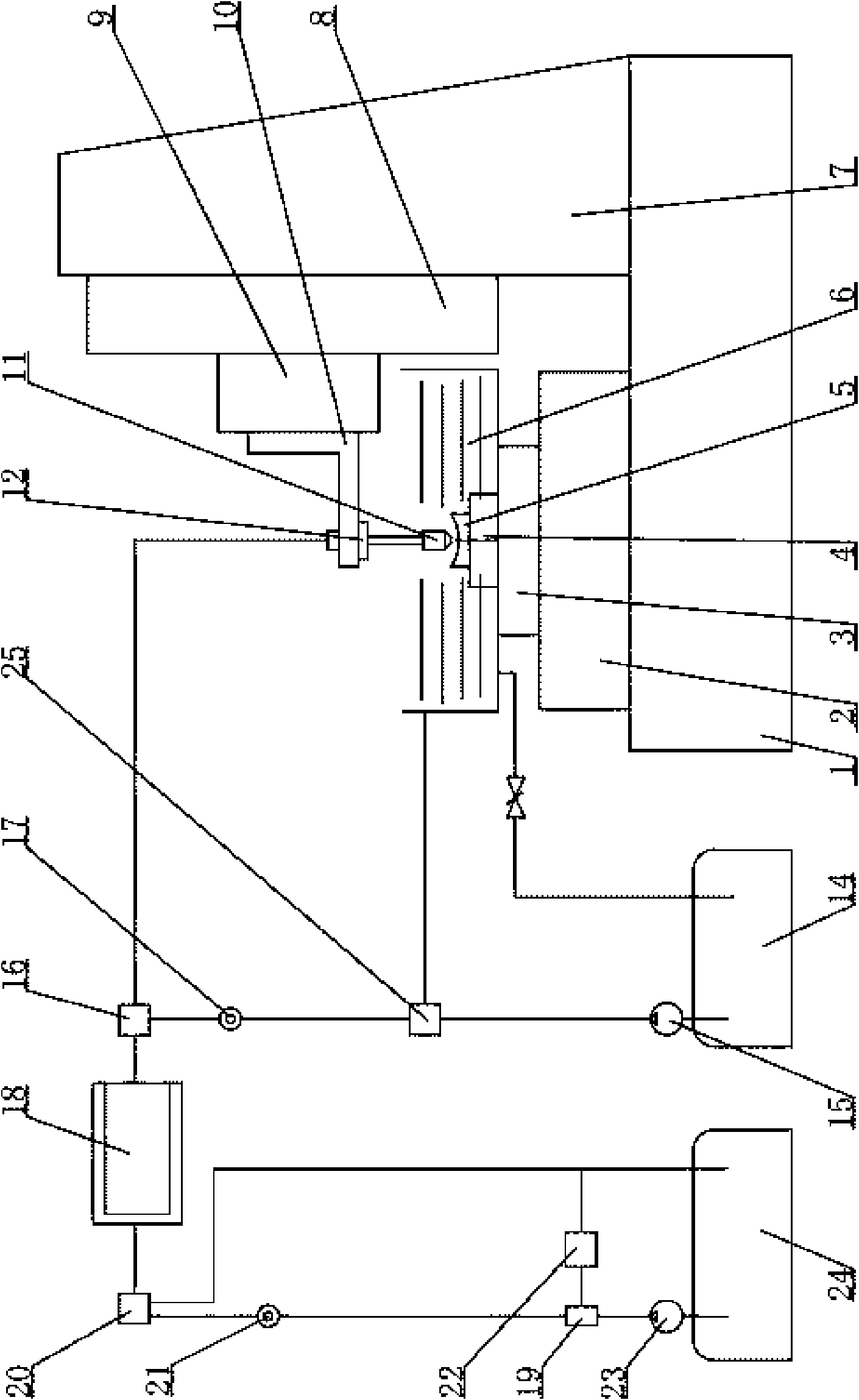 Dynamic pressure cavitation jet polishing device of colloidal flow and method