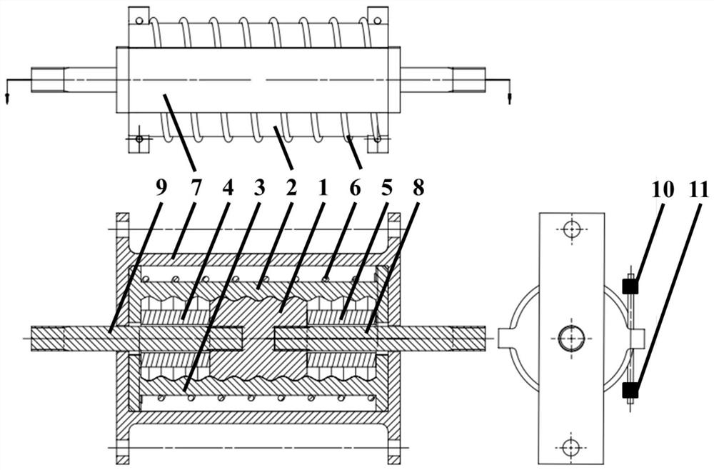 A sma wire split sleeve large stroke active adjustment damper