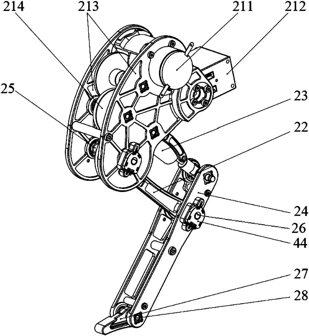 Robot capable of imitating cat jump