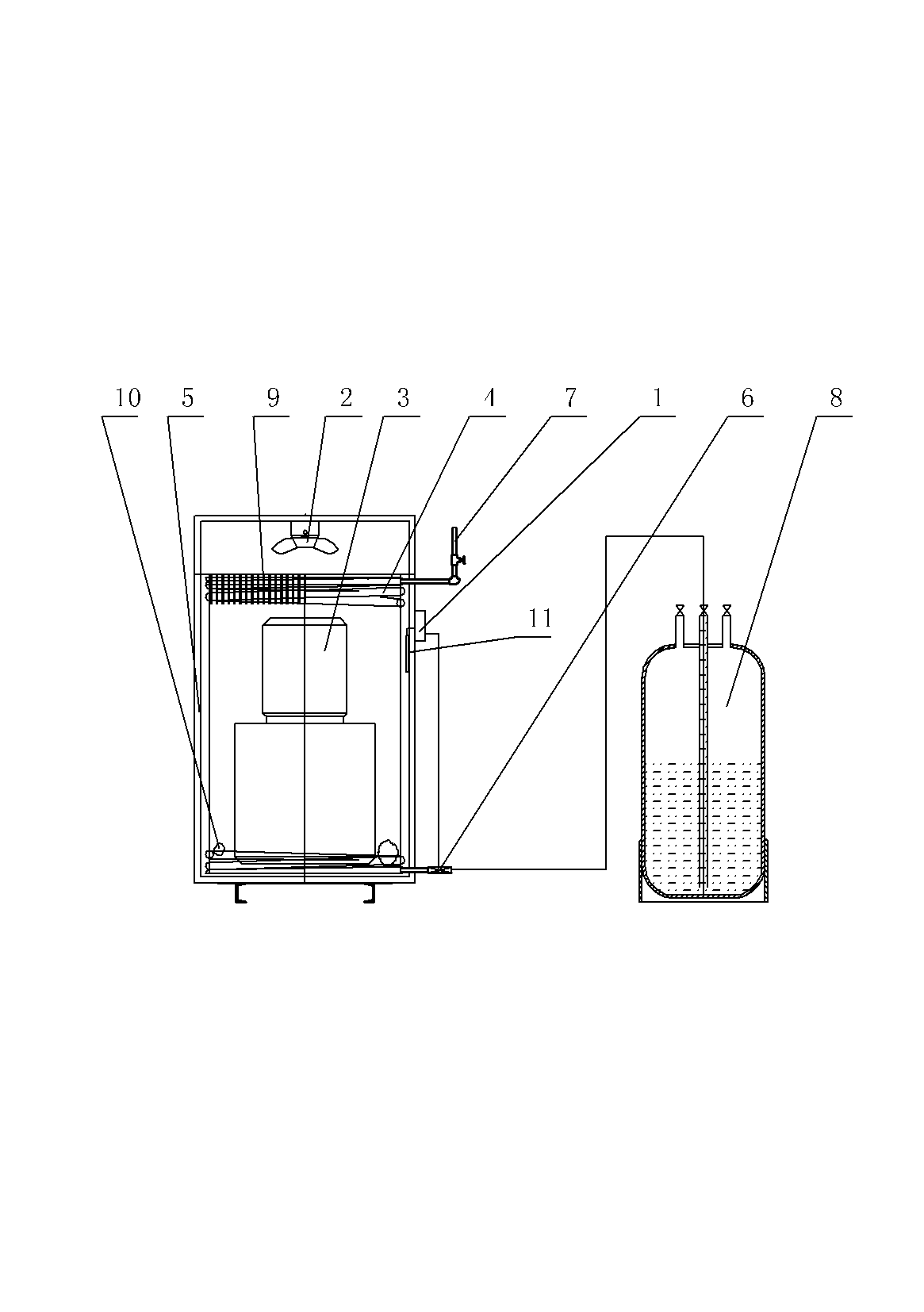 Novel liquid nitrogen cold assembly device