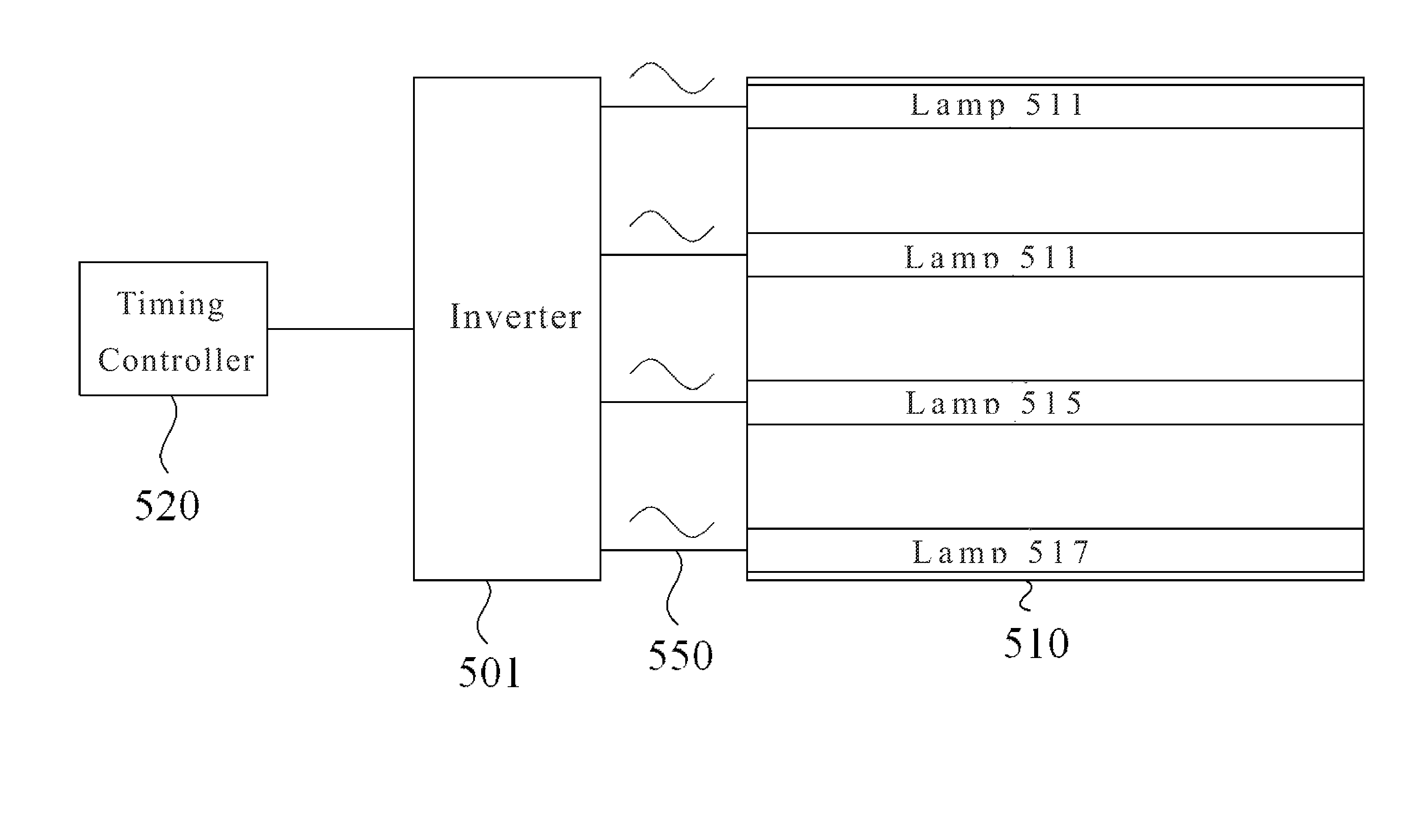 Method for reducing ripple noise of a display image