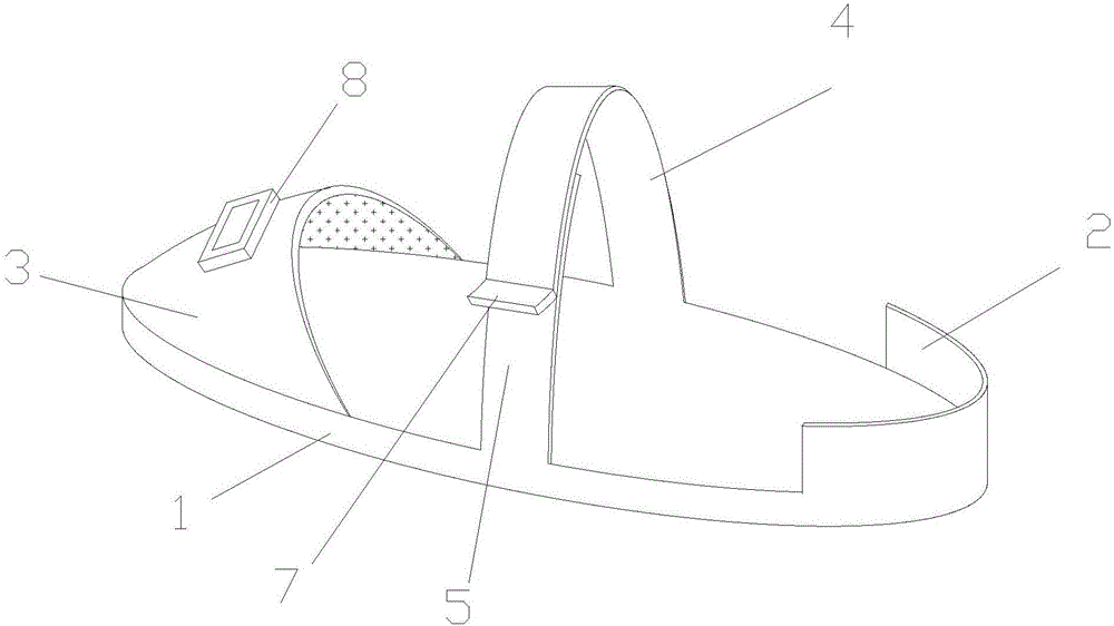 A guide shoe cover for audio-visual education classrooms